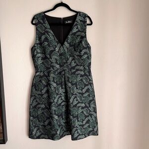 Sam Edelman Mini Dress in Tropical Print Jacquard (Size 14)